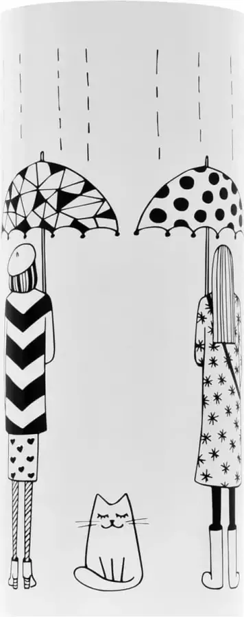 Maison Exclusive Parapluhouder vrouwen staal wit