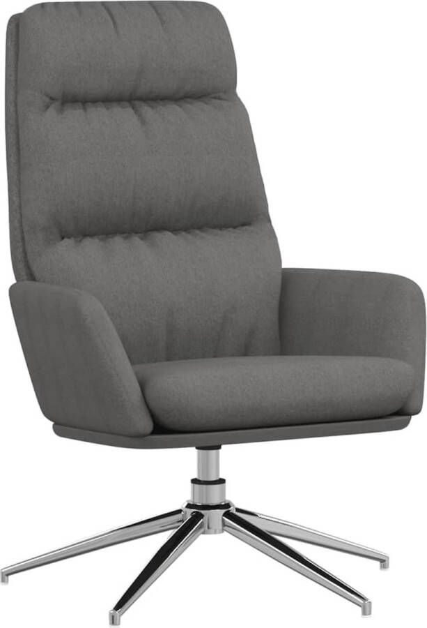 Maison Exclusive Relaxstoel stof lichtgrijs - Foto 3