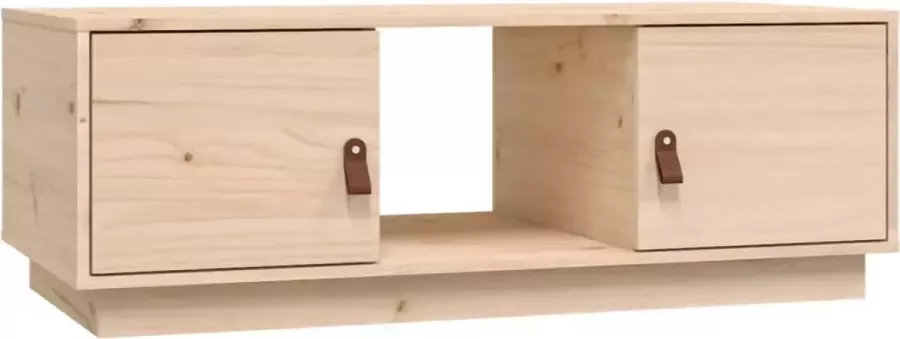 Maison Exclusive Salontafel 100x50x35 cm massief grenenhout