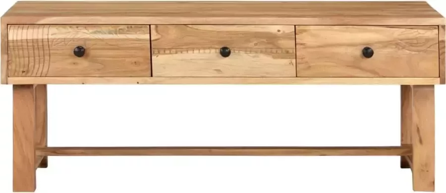 Maison Exclusive Salontafel 100x50x40 cm massief acaciahout