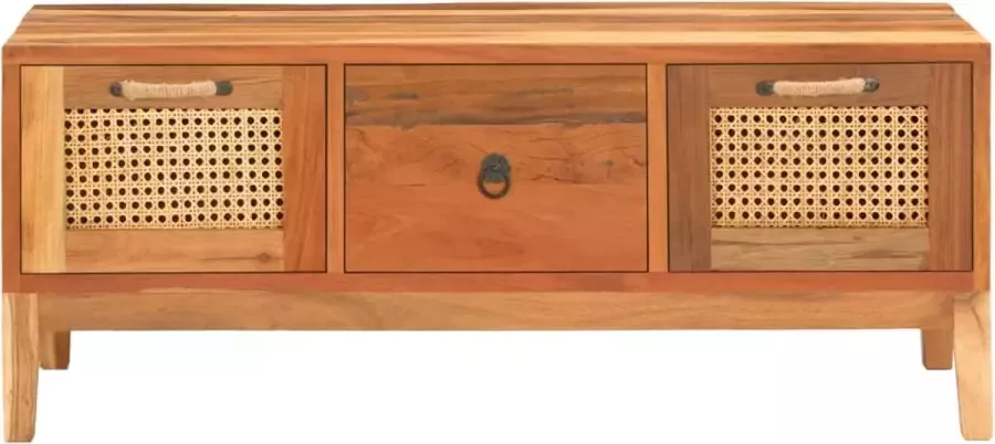 Maison Exclusive Salontafel 100x50x40 cm massief gerecycled hout