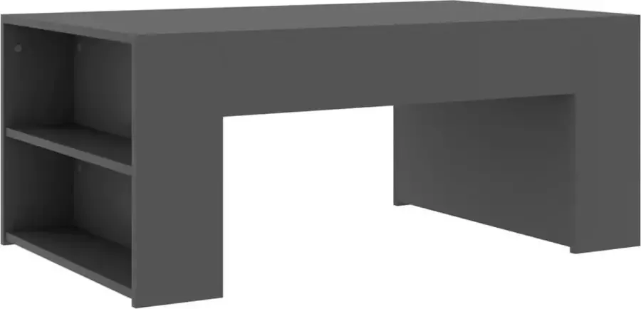 Maison Exclusive Salontafel 100x60x42 cm spaanplaat grijs