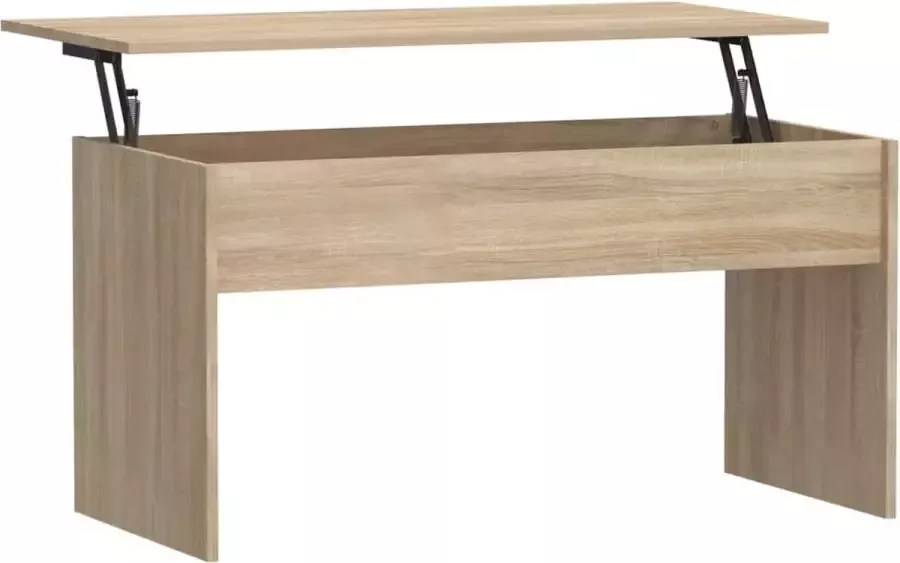 Maison Exclusive Salontafel 102x50 5x52 5 cm bewerkt hout sonoma eikenkleurig