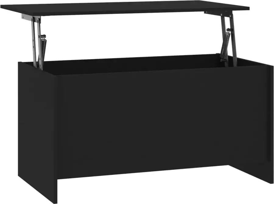 Maison Exclusive Salontafel 102x55 5x52 5 cm bewerkt hout zwart