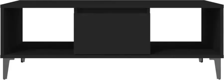 Maison Exclusive Salontafel 103 5x60x35 cm spaanplaat zwart