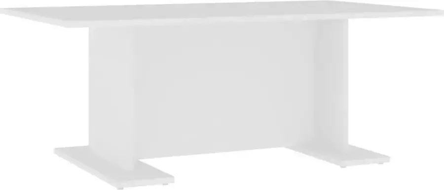 Maison Exclusive Salontafel 103 5x60x40 cm spaanplaat wit