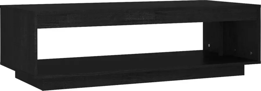 Maison Exclusive Salontafel 110x50x33 5 cm massief grenenhout zwart