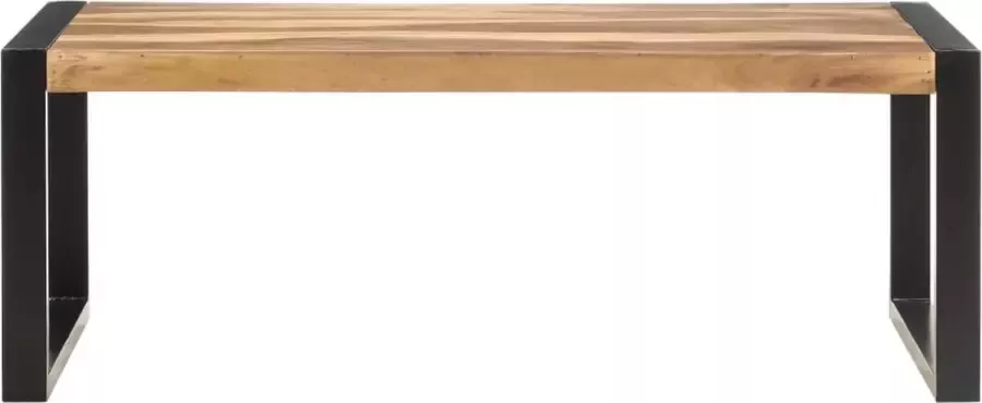 Maison Exclusive Salontafel 110x60x40 cm massief hout met sheesham afwerking