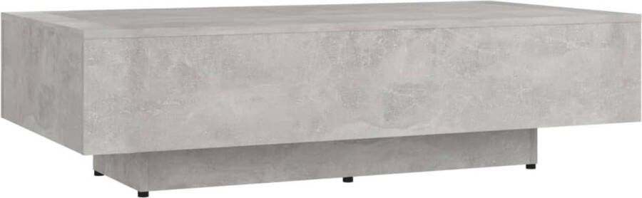 Maison Exclusive Salontafel 115x60x31 cm spaanplaat betongrijs