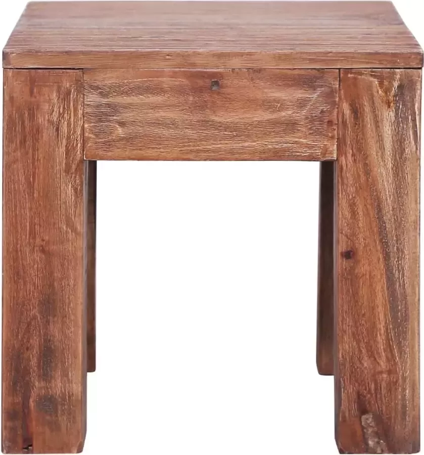 Maison Exclusive Salontafel 30x30x30 cm massief gerecycled hout