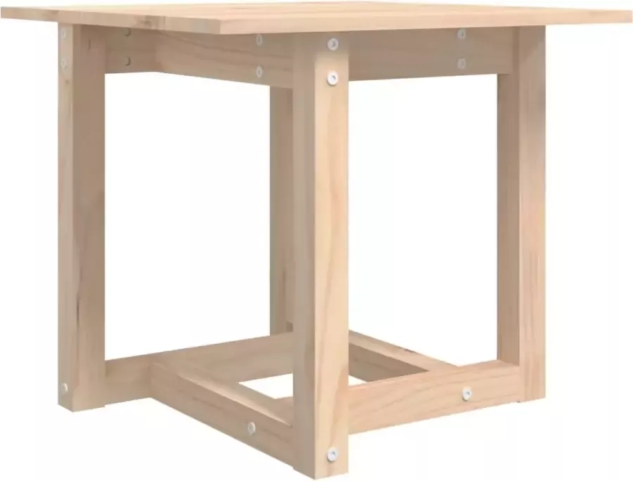 Maison Exclusive Salontafel 50x50x45 cm massief grenenhout