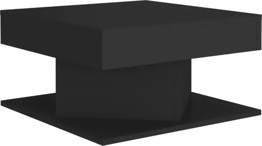 Maison Exclusive Salontafel 57x57x30 cm spaanplaat zwart