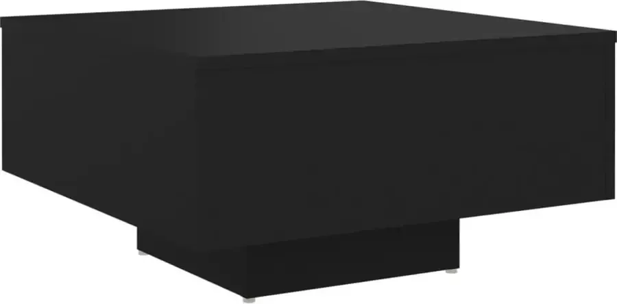 Maison Exclusive Salontafel 60x60x31 5 cm spaanplaat zwart