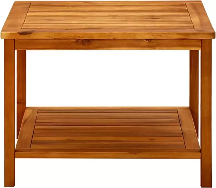 Maison Exclusive Salontafel 60x60x45 cm massief acaciahout