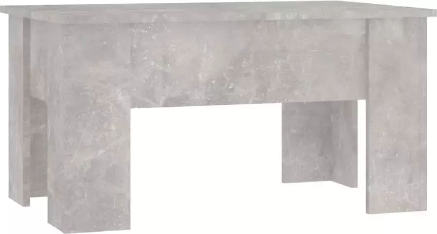 Maison Exclusive Salontafel 79x49x41 cm bewerkt hout betongrijs