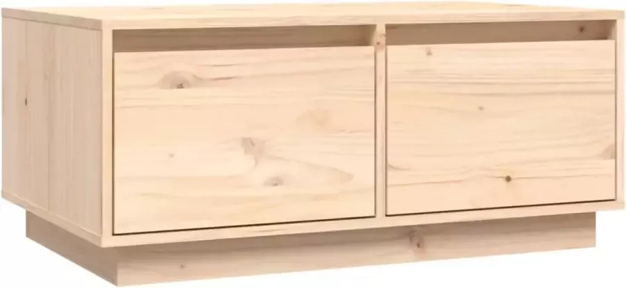 Maison Exclusive Salontafel 80x50x35 cm massief grenenhout