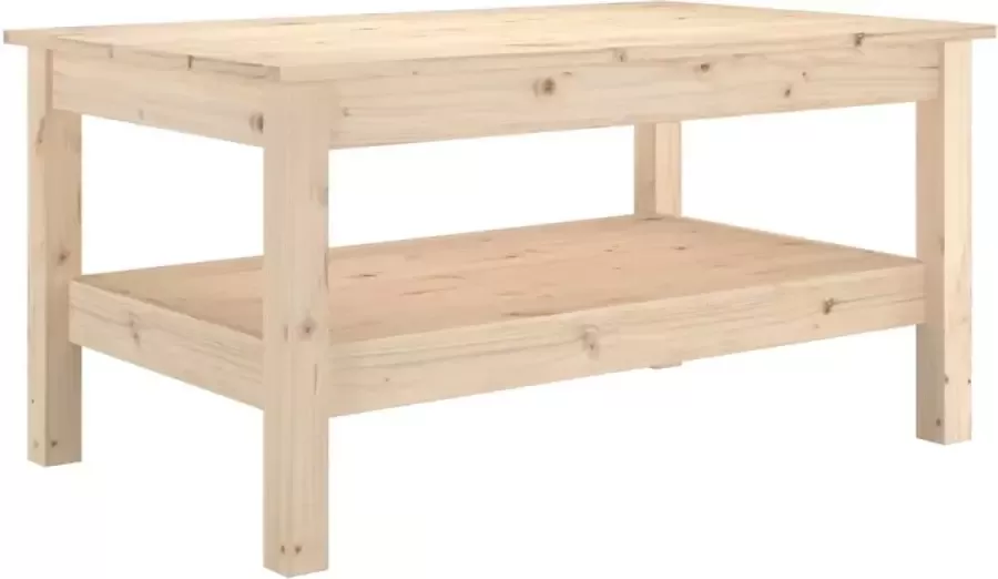 Maison Exclusive Salontafel 80x50x40 cm massief grenenhout - Foto 2
