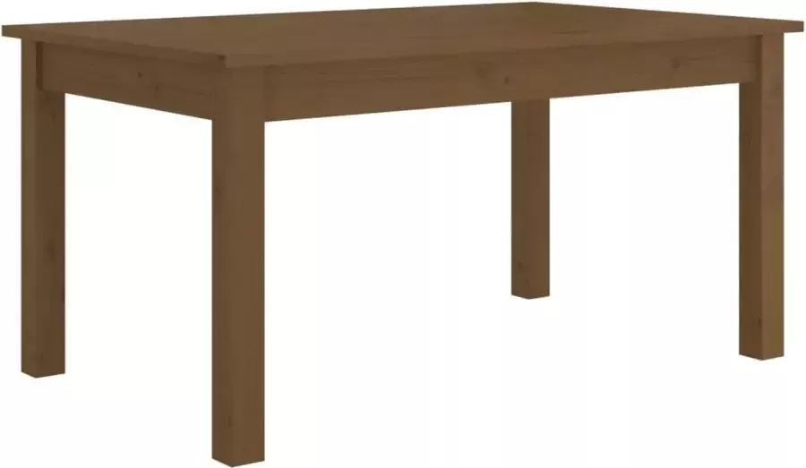 Maison Exclusive Salontafel 80x50x40 cm massief grenenhout honingbruin - Foto 4