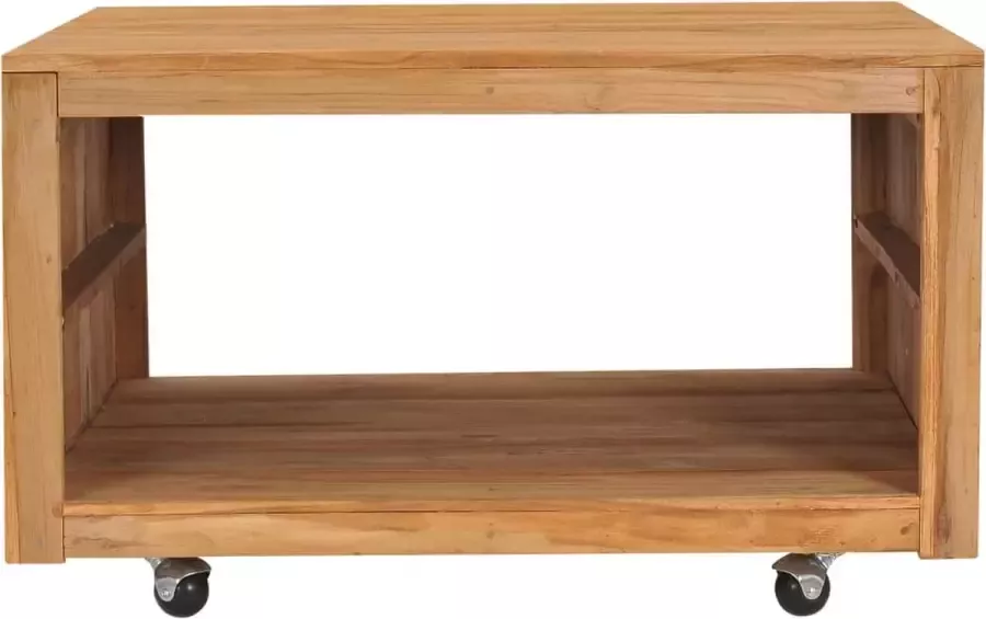 Maison Exclusive Salontafel 80x80x40 cm massief teakhout