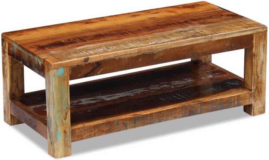 Maison Exclusive Salontafel 90x45x35 cm massief gerecycled hout