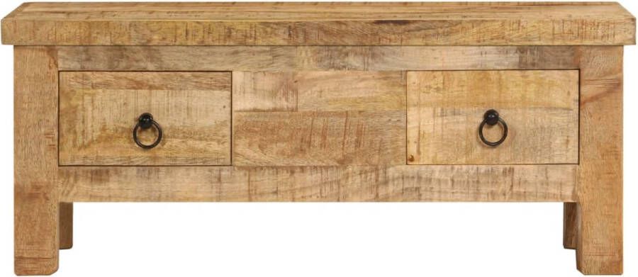 Maison Exclusive Salontafel 90x45x35 cm massief mangohout