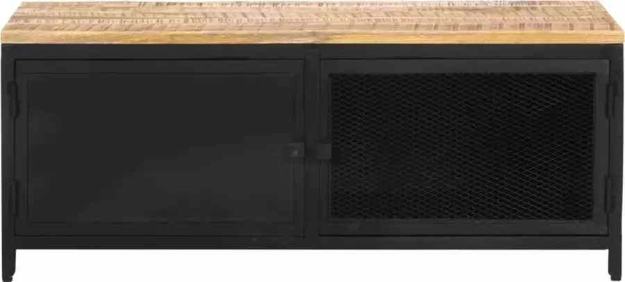 Maison Exclusive Salontafel 90x50x37 cm massief ruw mangohout