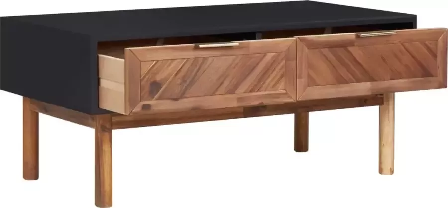 Maison Exclusive Salontafel 90x50x40 cm massief acaciahout en MDF