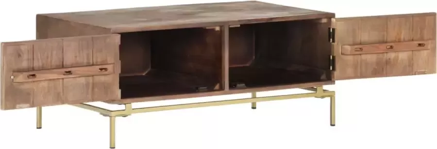 Maison Exclusive Salontafel 90x50x40 cm massief mangohout