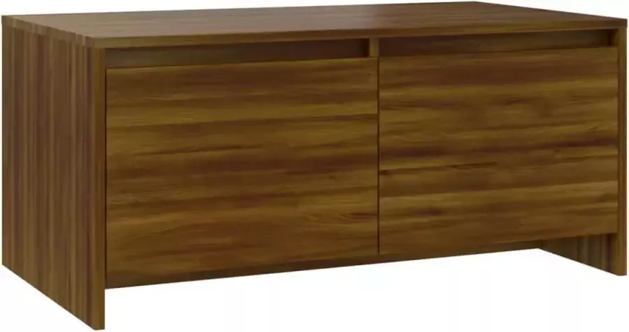 Maison Exclusive Salontafel 90x50x41 5 cm spaanplaat bruineikenkleurig