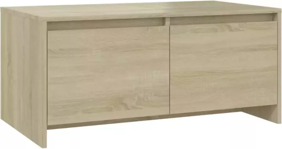 Maison Exclusive Salontafel 90x50x41 5 cm spaanplaat sonoma eikenkleurig