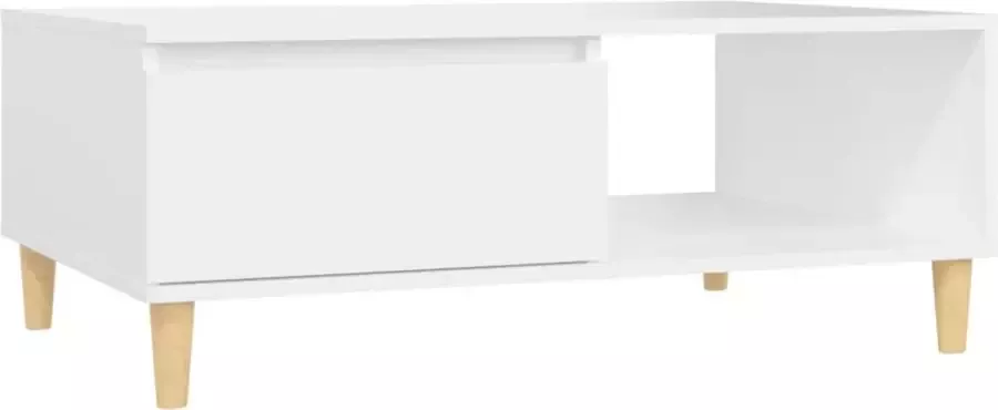 Maison Exclusive Salontafel 90x60x35 cm spaanplaat wit