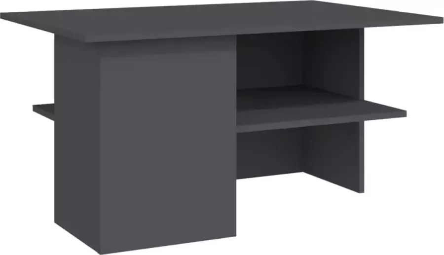 Maison Exclusive Salontafel 90x60x46 5 cm spaanplaat grijs