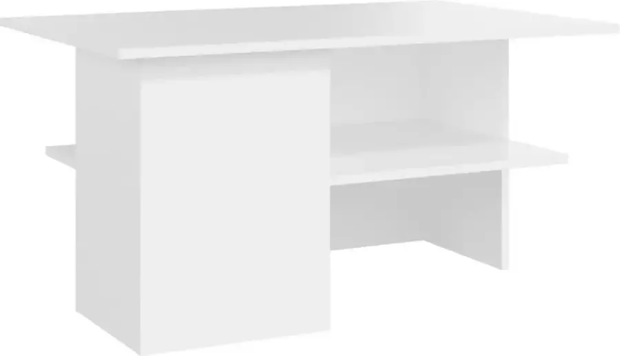 Maison Exclusive Salontafel 90x60x46 5 cm spaanplaat wit