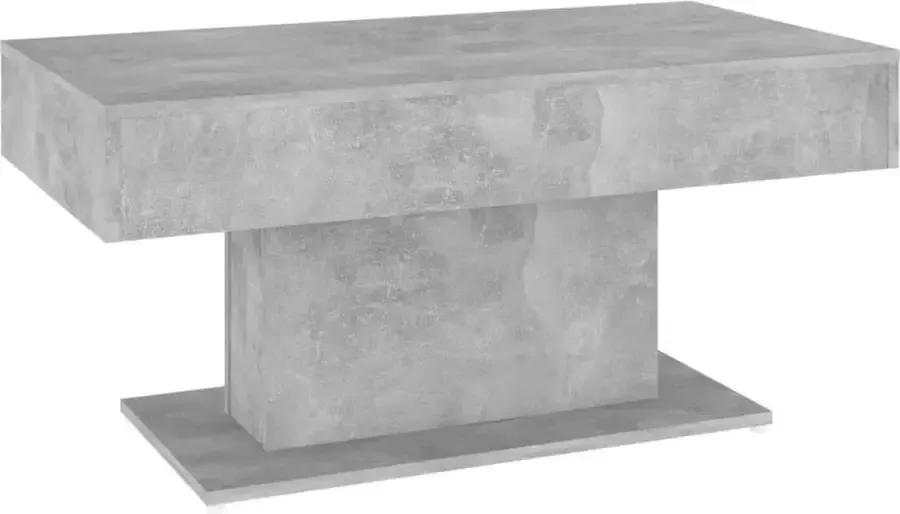 Maison Exclusive Salontafel 96x50x45 cm spaanplaat betongrijs