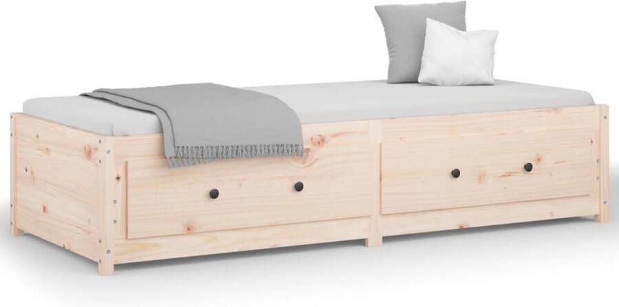 Maison Exclusive Slaapbank 90x200 cm massief grenenhout