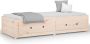 Maison Exclusive Slaapbank 90x200 cm massief grenenhout - Thumbnail 2