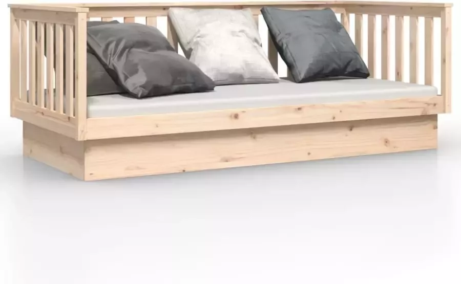 Maison Exclusive Slaapbank 90x200 cm massief grenenhout