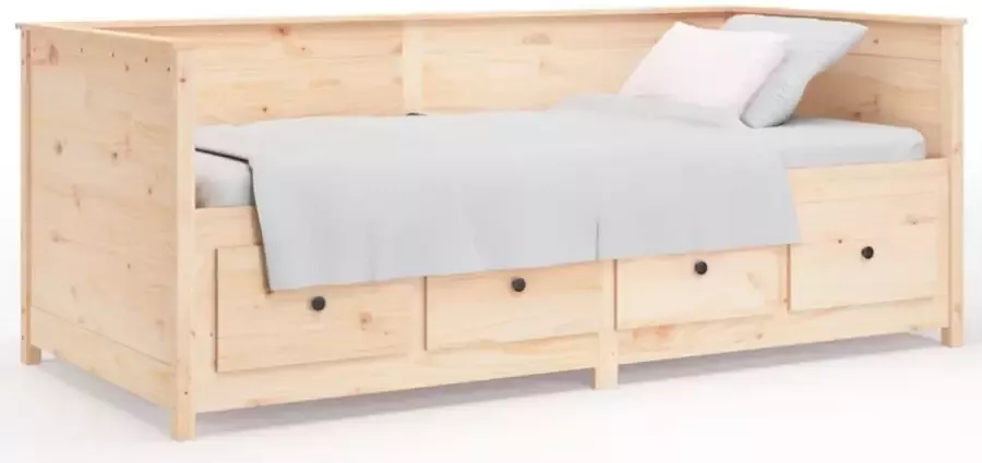 Maison Exclusive Slaapbank 90x200 cm massief grenenhout