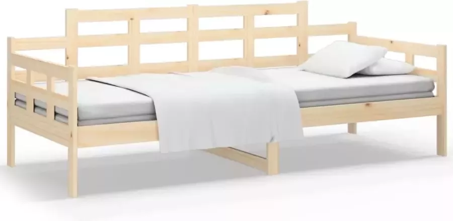 Maison Exclusive Slaapbank 90x200 cm massief grenenhout
