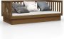 Maison Exclusive Slaapbank 90x200 cm massief grenenhout honingbruin - Thumbnail 7
