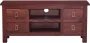 Maison Exclusive Tv-meubel 100x30x45 cm massief mahoniehout klassiek bruin - Thumbnail 2