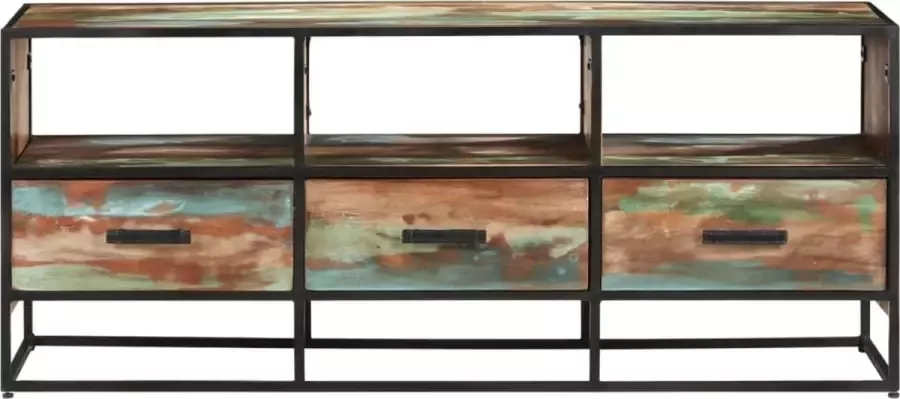 Maison Exclusive Tv-meubel 110x30x45 cm massief gerecycled hout - Foto 3