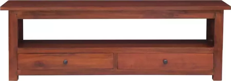 Maison Exclusive Tv-meubel 115x30x40 cm massief mahoniehout bruin