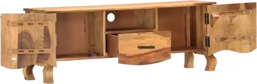 Maison Exclusive Tv-meubel 115x30x42 cm massief sheeshamhout