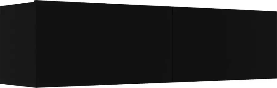 Maison Exclusive Tv-meubel 120x30x30 cm bewerkt hout zwart