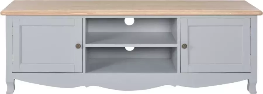 Maison Exclusive Tv-meubel 120x30x40 cm hout grijs - Foto 2