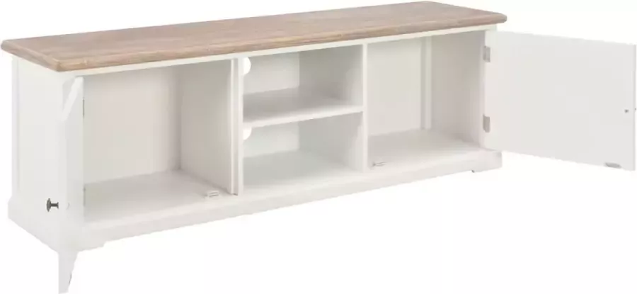 Maison Exclusive Tv-meubel 120x30x40 cm hout wit - Foto 2