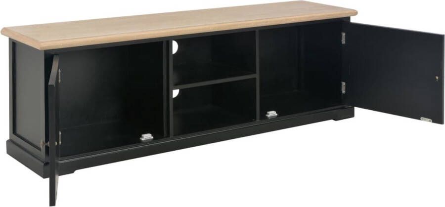 Maison Exclusive Tv-meubel 120x30x40 cm hout zwart