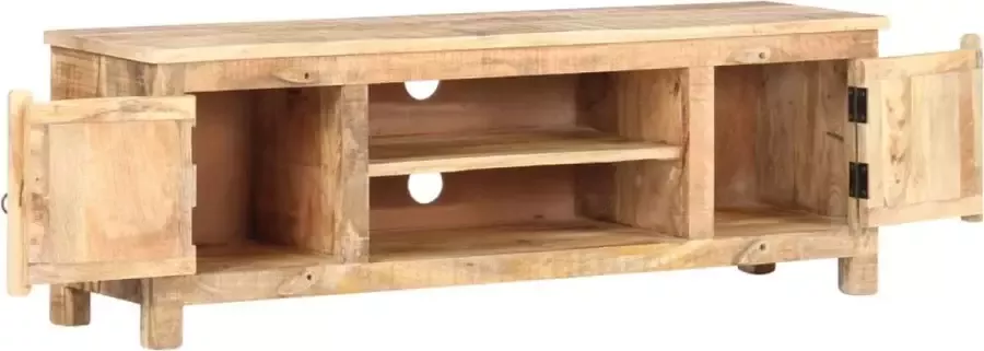 Maison Exclusive Tv-meubel 120x30x40 cm ruw mangohout - Foto 3