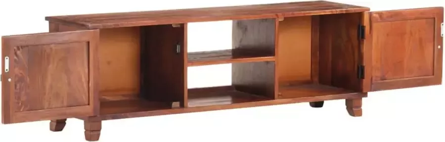 Maison Exclusive Tv-meubel 120x30x41 cm massief acaciahout honingbruin